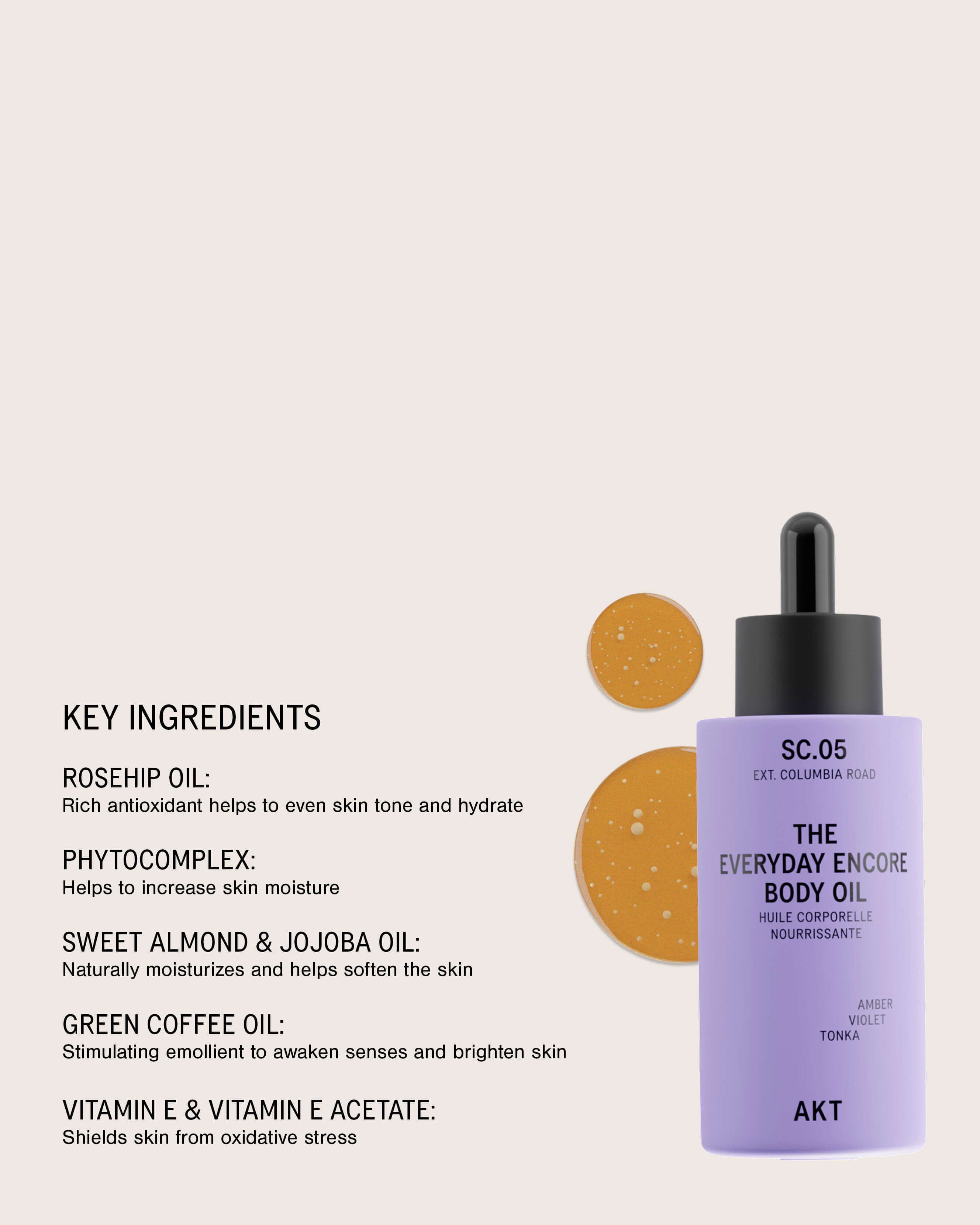 The Everyday Encore Body Oil SC.05 Columbia Road