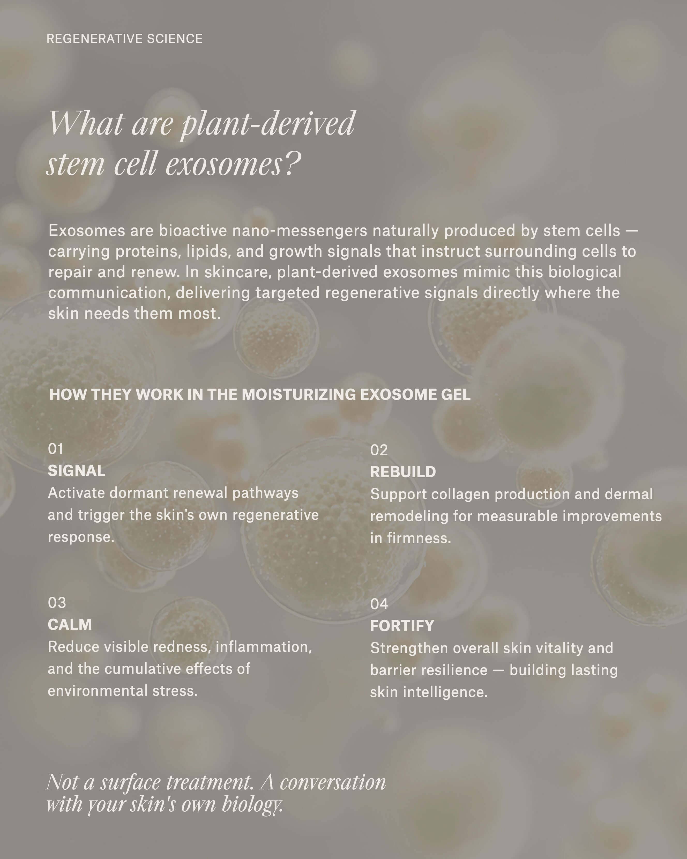 Moisturizing Exosome Advanced Regenerative Gel Moisturizer