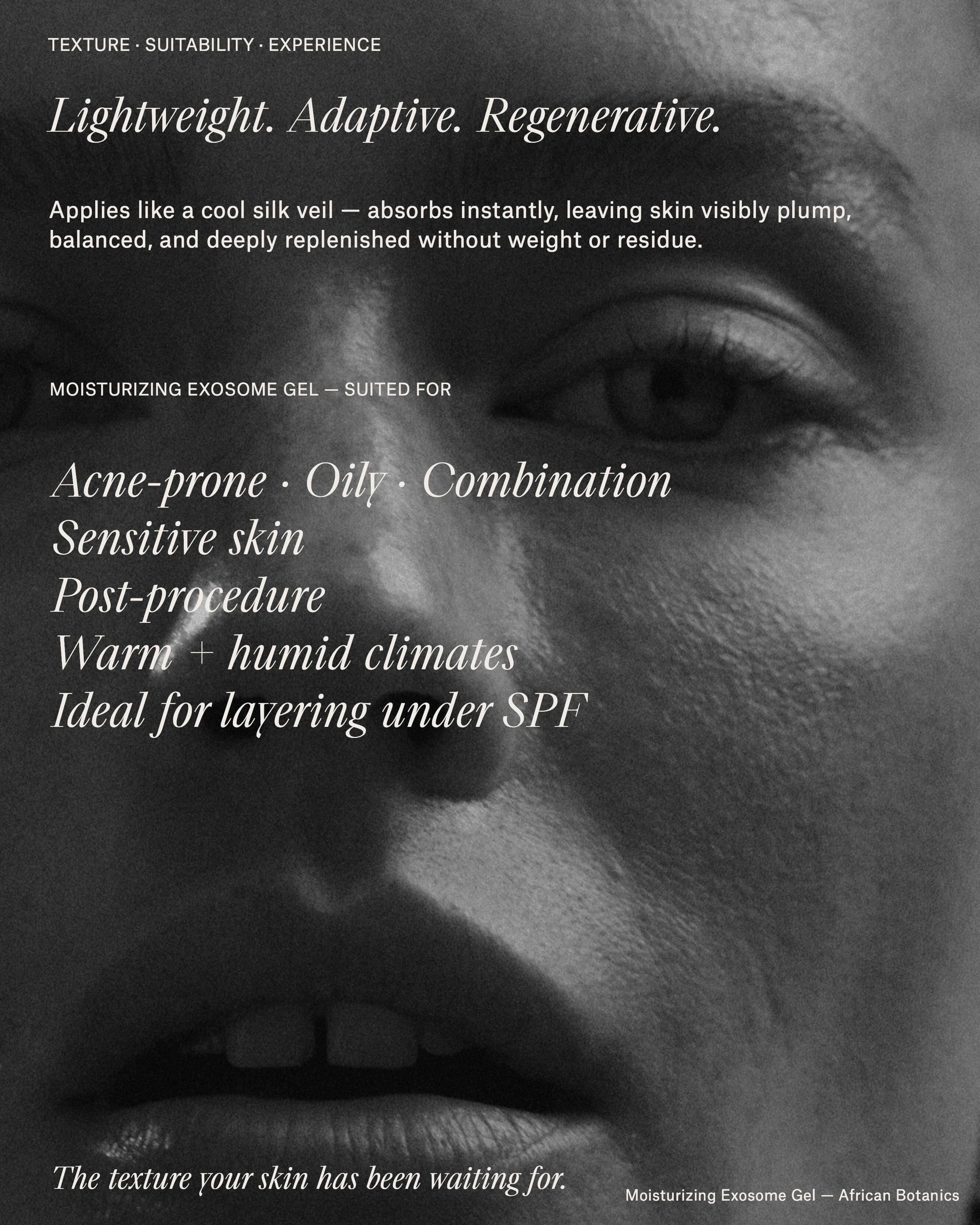 Moisturizing Exosome Advanced Regenerative Gel Moisturizer