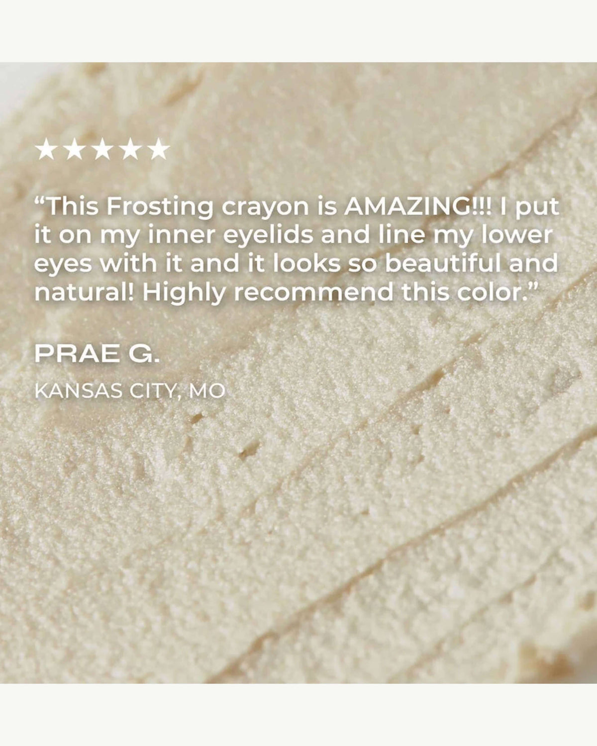 Frosting (pearly white shimmer)