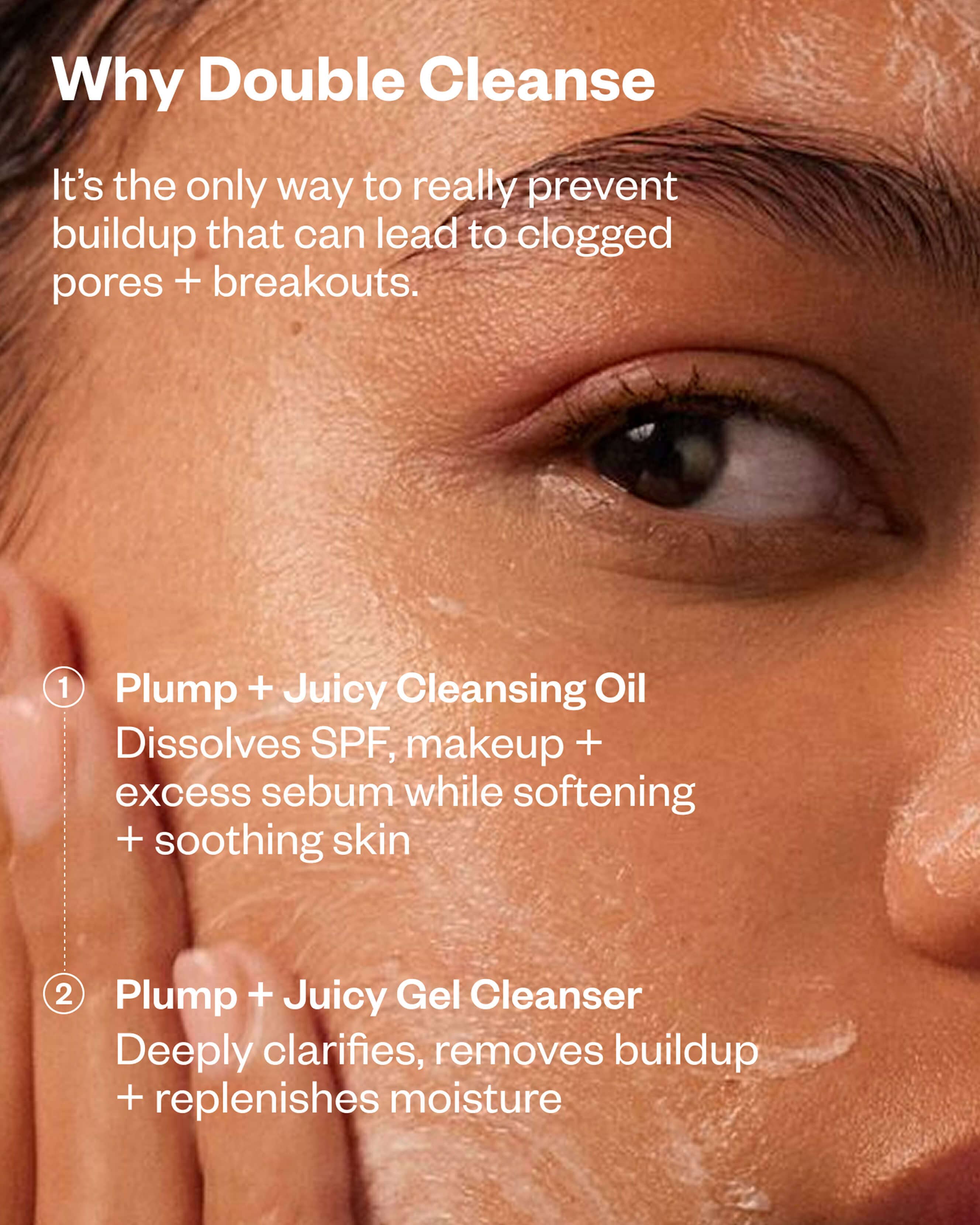 Plump + Juicy Cushiony Calm Botanical Cleansing Oil