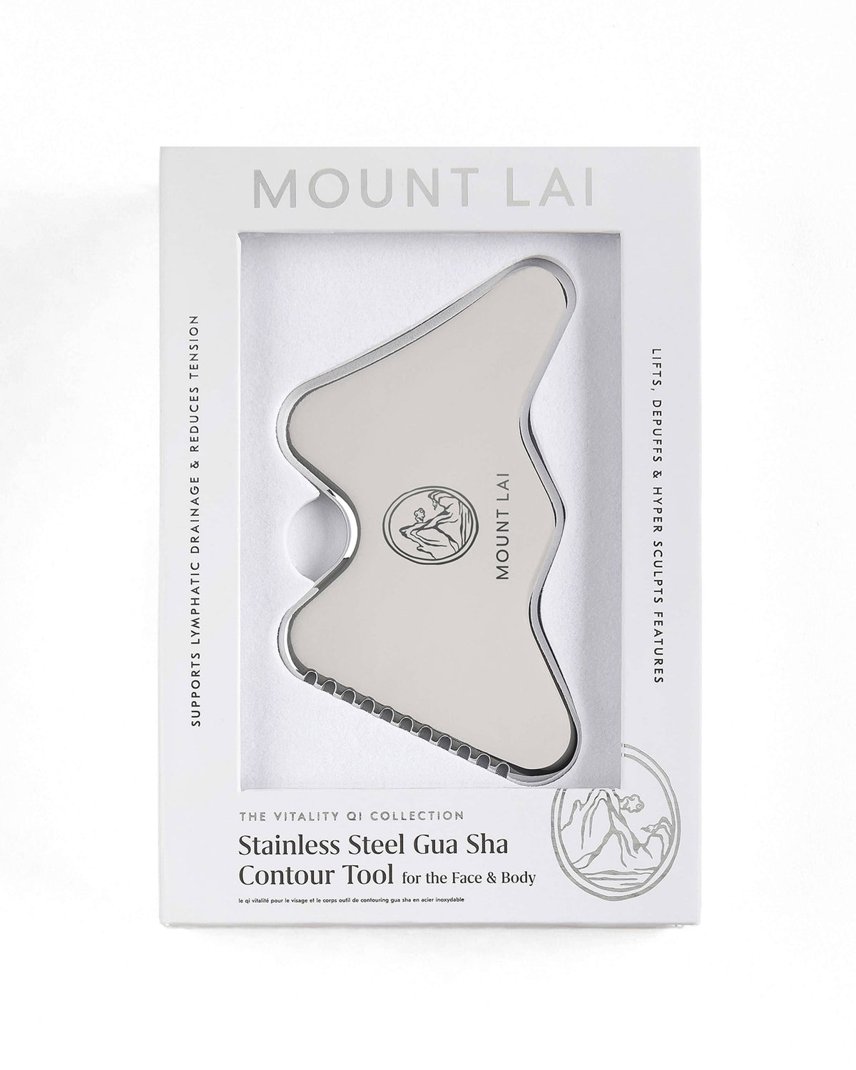 Stainless Steel Face + Body Gua Sha Contour Tool