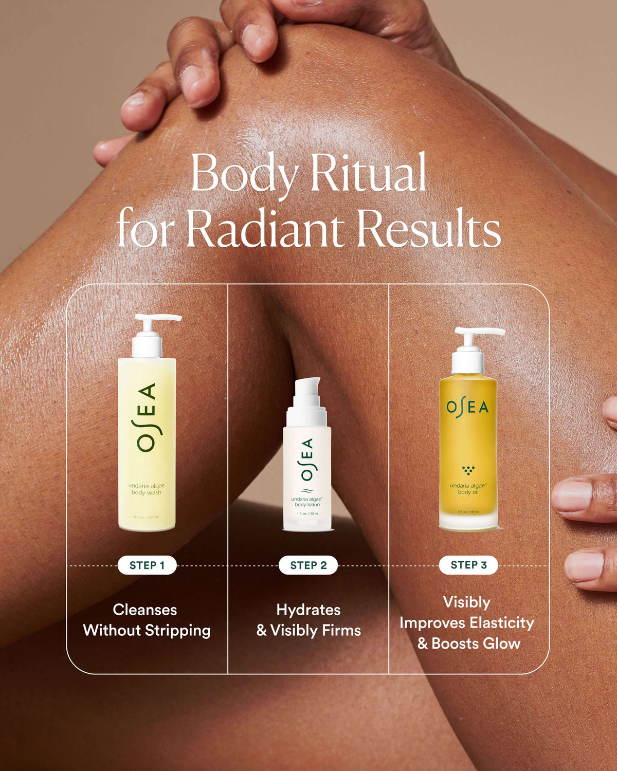 Undaria Body Glow Trio