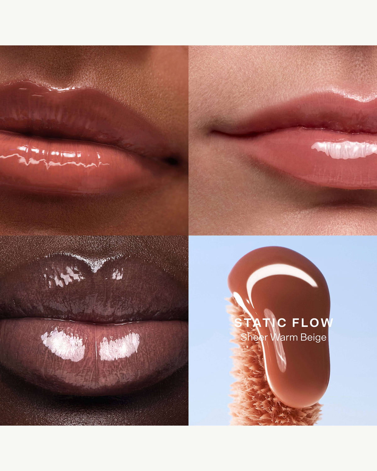 Static Flow (Sheer Warm Beige)